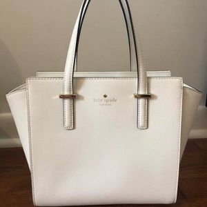 Kate Spade Small White Hayden Bag